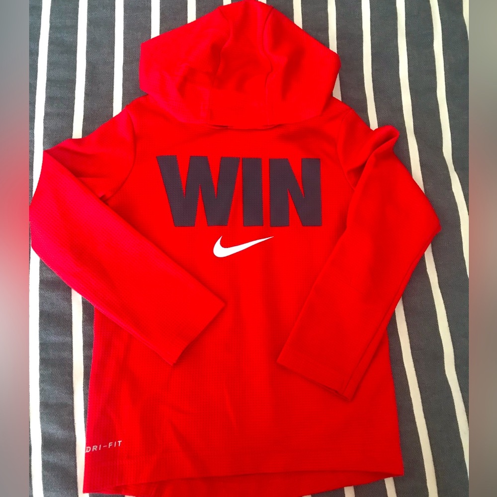 Red Nike Dri-Fit Light Hoodie